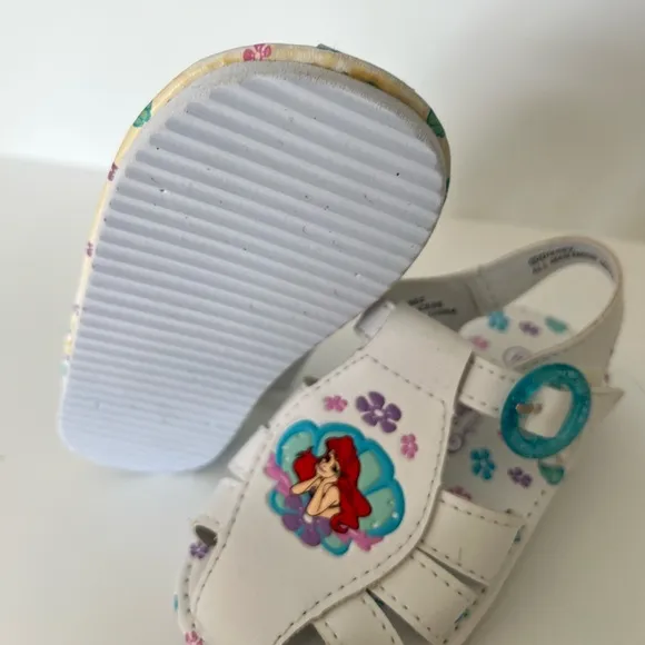 Vintage 90s The Little Mermaid Sandals Size 6