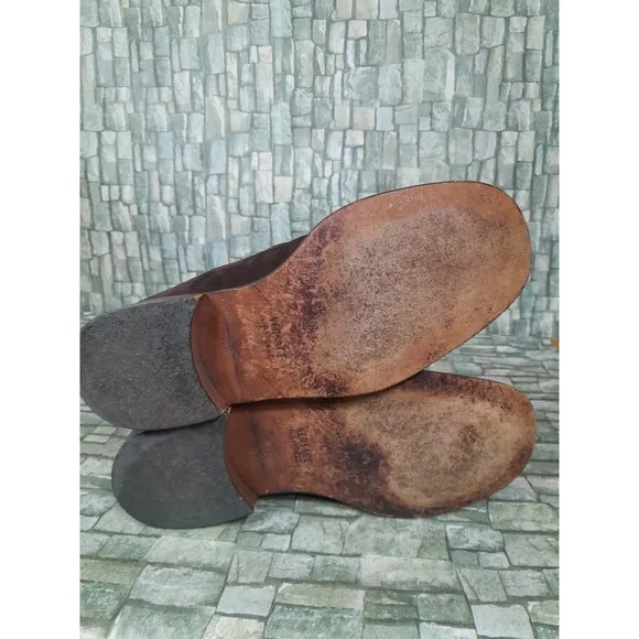 Vintage 90's Versace Men's  Monk Boot Dress Shoes size 42.5 US 9.5