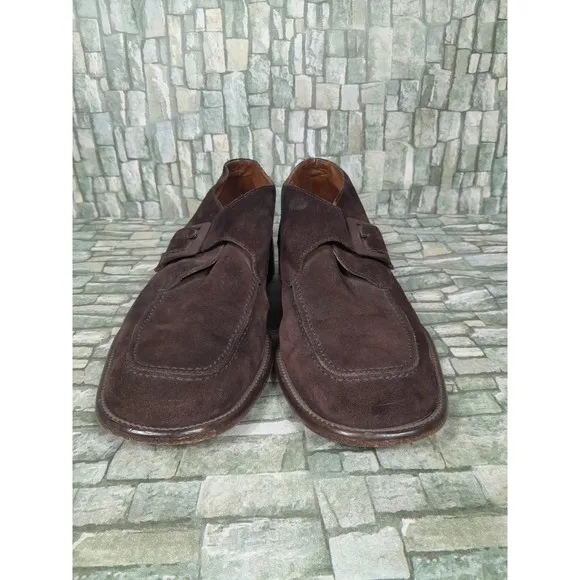 Vintage 90's Versace Men's  Monk Boot Dress Shoes size 42.5 US 9.5