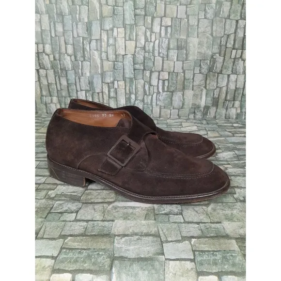 Vintage 90's Versace Men's  Monk Boot Dress Shoes size 42.5 US 9.5