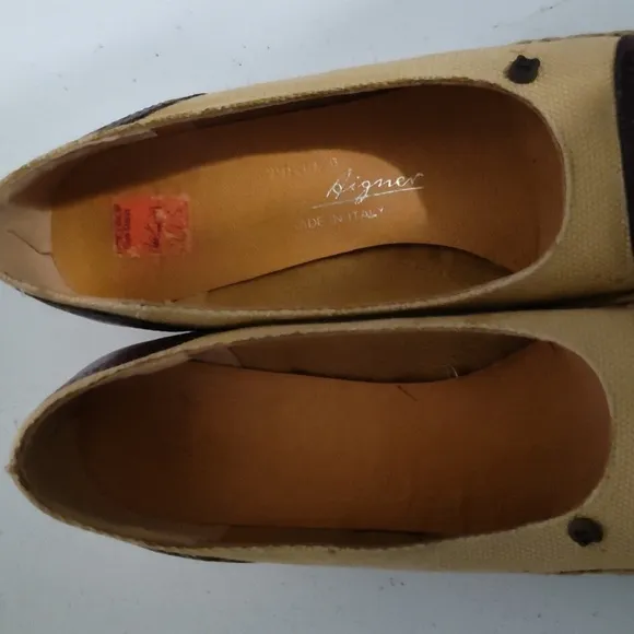 Vintage Aigner wedge shoes