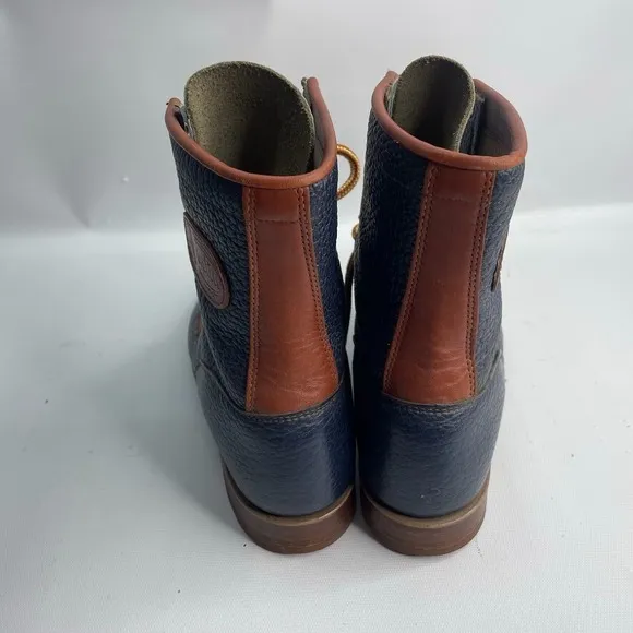 Vintage blue Womens Justin Ropers Cowgirl western boots shoes Travel, Rodeo 7 B