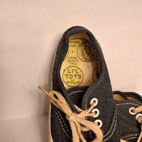 Vintage Bristolite Li'l Totes Shoes Kids Size 4 1/2 Made in USA Rare Collectible