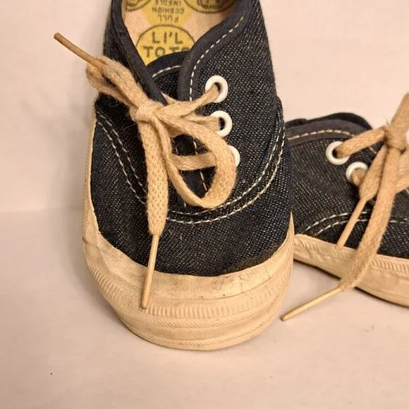 Vintage Bristolite Li'l Totes Shoes Kids Size 4 1/2 Made in USA Rare Collectible