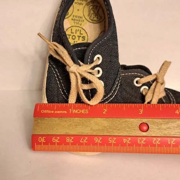 Vintage Bristolite Li'l Totes Shoes Kids Size 4 1/2 Made in USA Rare Collectible