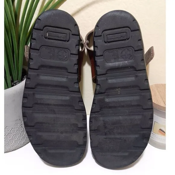 Vintage Brown Sun Star Leather Dr Marten Sandals Wms 8US   41EU  7UK
