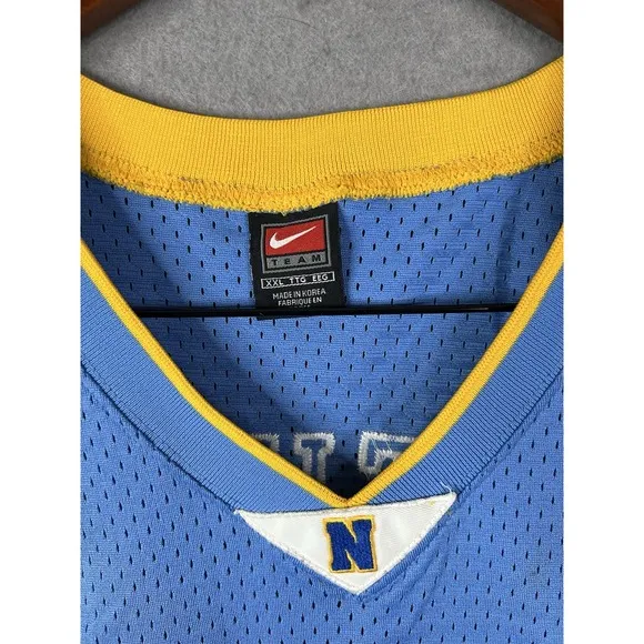 Vintage Carmelo Anthony Denver Nuggets Nike NBA Basketball Jersey XXL Sewn Blue