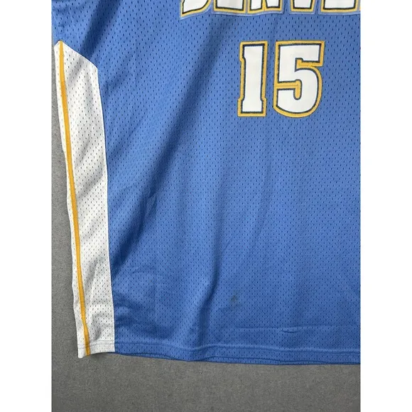 Vintage Carmelo Anthony Denver Nuggets Nike NBA Basketball Jersey XXL Sewn Blue