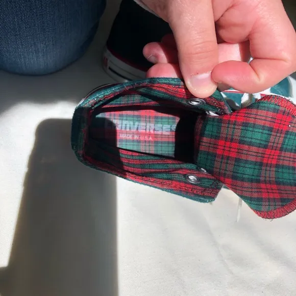 Vintage Converse Chuck Taylors Christmas Edition
