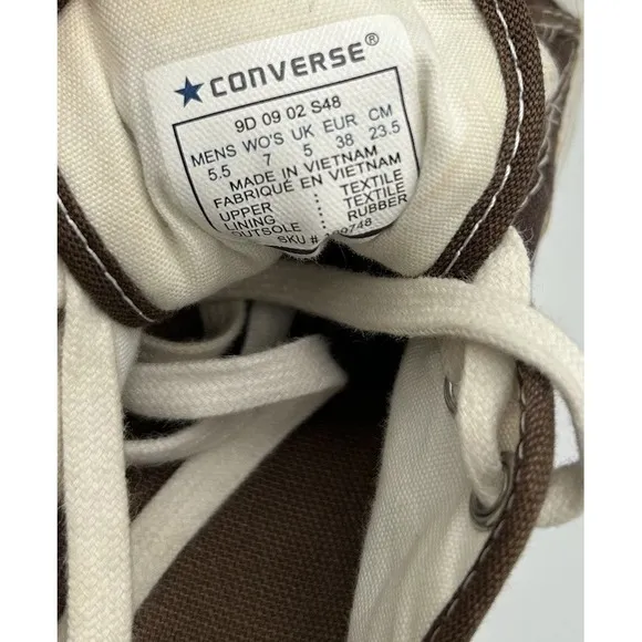 Vintage Converse Jack Purcell Brown Men's 5.5 Women's Size 7
