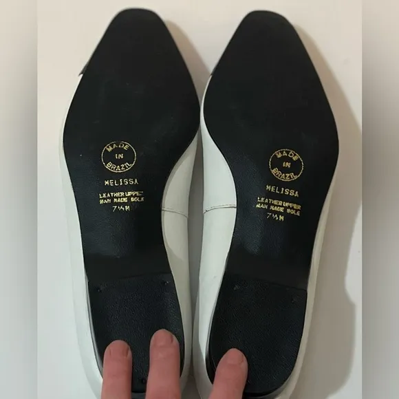 Vintage Designer Rafferty Leather Closed Toe, Black Tip Shoes, size 7 1/2