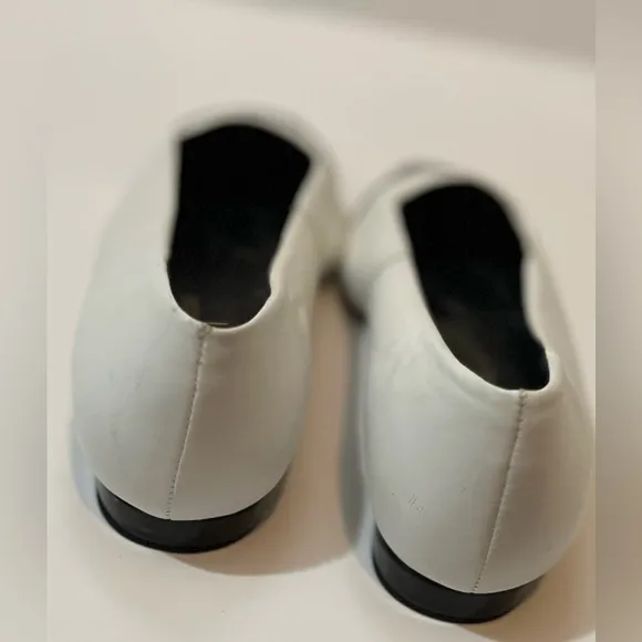 Vintage Designer Rafferty Leather Closed Toe, Black Tip Shoes, size 7 1/2