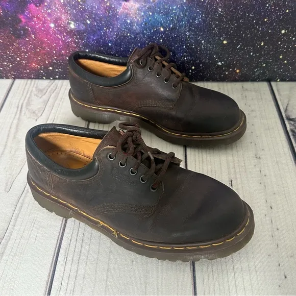 Vintage Dr. Martens 8053/59 Made In England Oxford Shoes Mens UK 9 - US 10