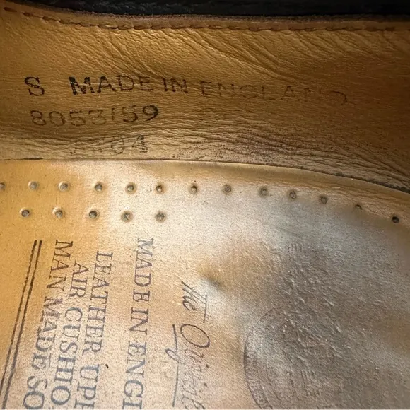 Vintage Dr. Martens 8053/59 Made In England Oxford Shoes Mens UK 9 - US 10