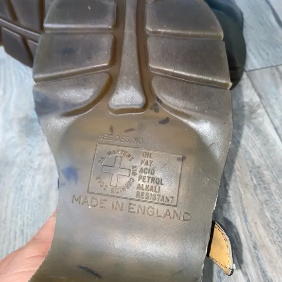 Vintage Dr Martens T-Bar 8366 Mary Jane Shoes Size 8 UK Men 9 Women 10 Y2K 90s