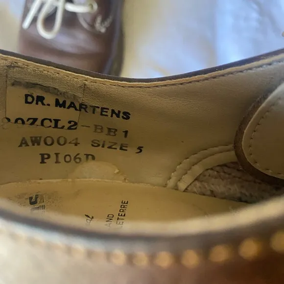 Vintage Dr unisex flats oxfords shoes.