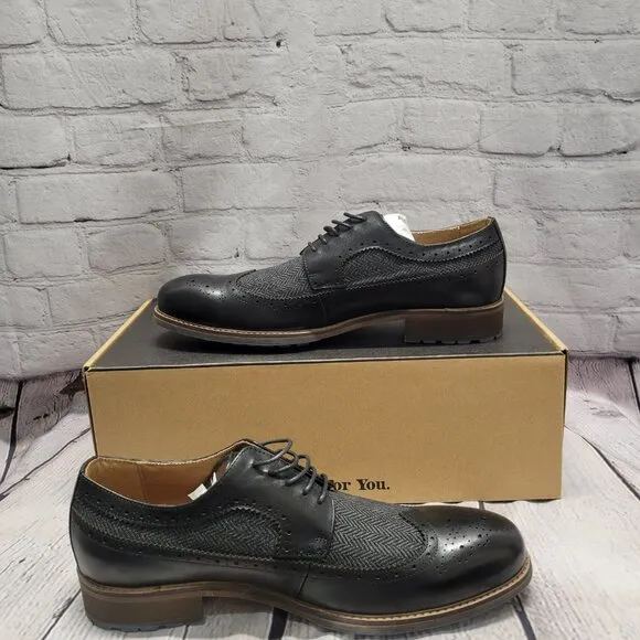 Vintage Foundry Co Men's Lace up Cyril Oxfords - Black