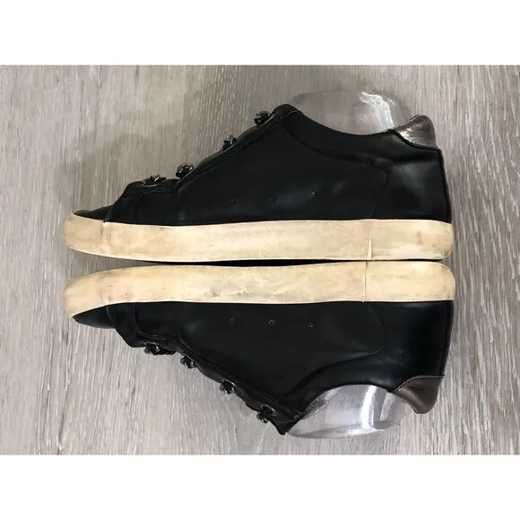 Vintage Havana Original Design VHLMTD Sneakers Women's 9 Black Leather Shoes