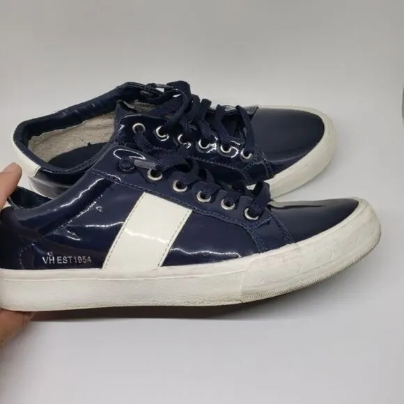 Vintage Havana Quincy Liquid Navy Blue Sneaker Size 7
