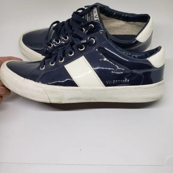 Vintage Havana Quincy Liquid Navy Blue Sneaker Size 7