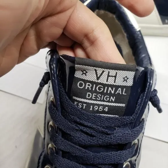 Vintage Havana Quincy Liquid Navy Blue Sneaker Size 7