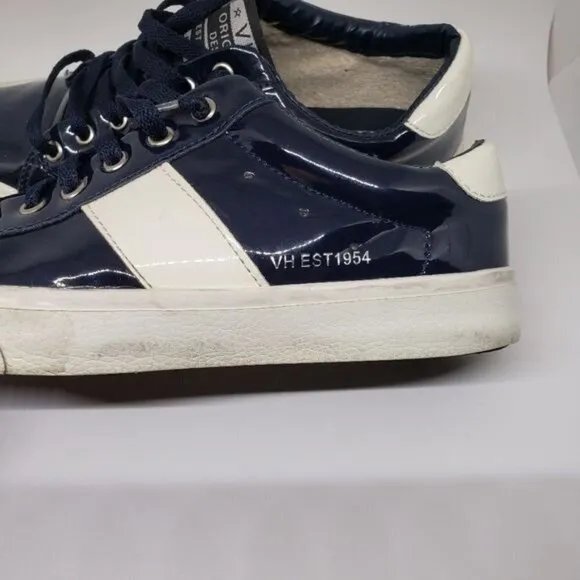 Vintage Havana Quincy Liquid Navy Blue Sneaker Size 7