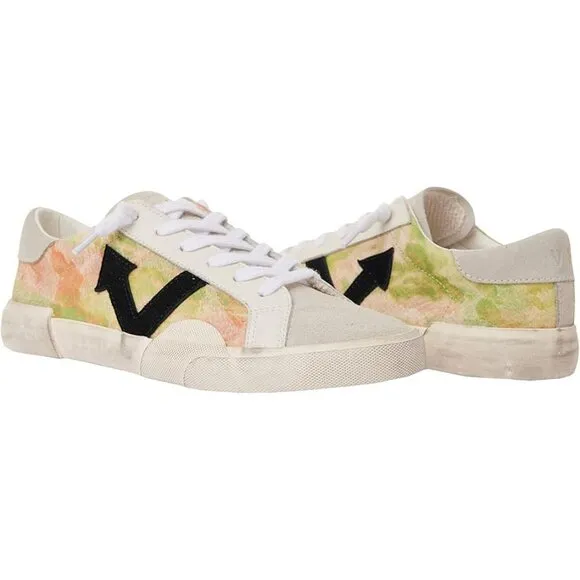 Vintage Havana Shoes Jasper Croco Tie Multi Low Top Sneakers