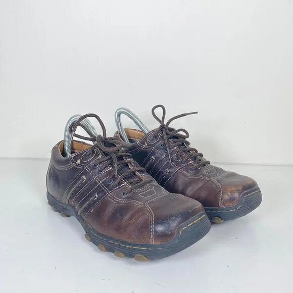 Vintage Leather Grunge Sneakers