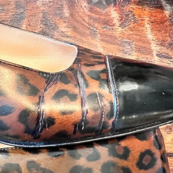 Vintage Leopard Salvador Ferragamo 8M