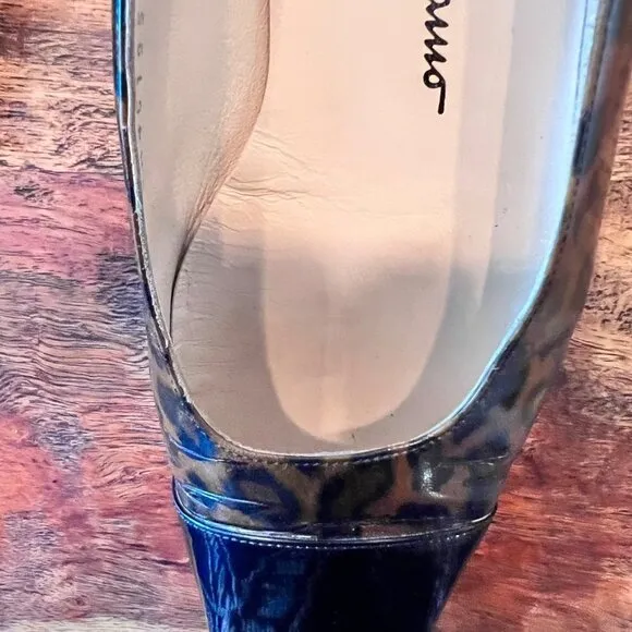 Vintage Leopard Salvador Ferragamo 8M
