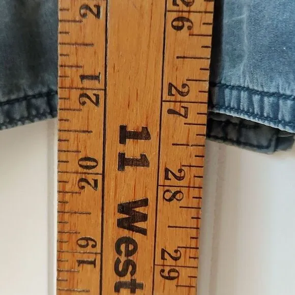 Vintage Levi's Men's XXL Bomber‎ Jacket Blue Distressed Hooded Coat