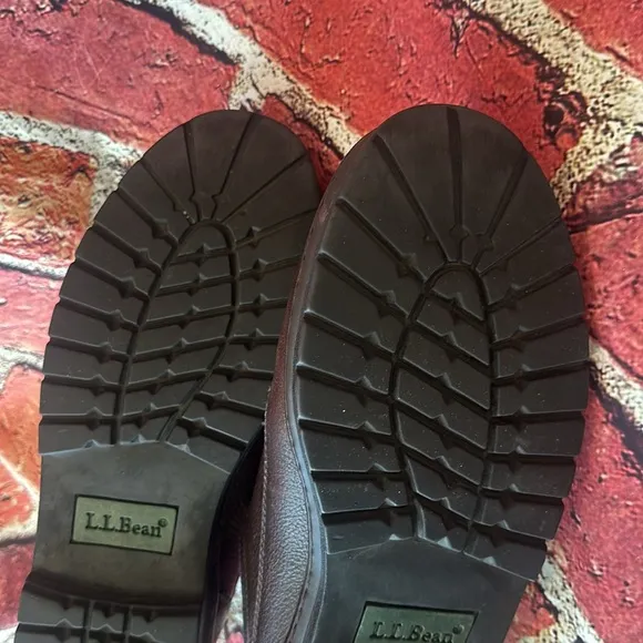 Vintage LL.BEAN Men’s leather brown shoes size 13