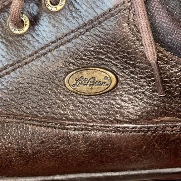 Vintage LL.BEAN Men’s leather brown shoes size 13