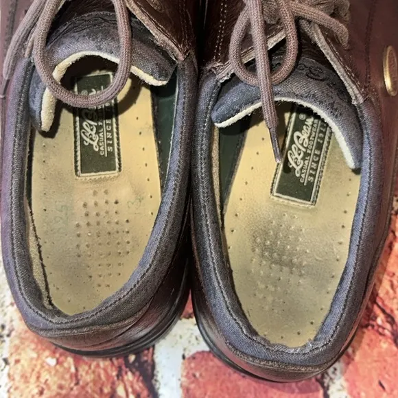 Vintage LL.BEAN Men’s leather brown shoes size 13
