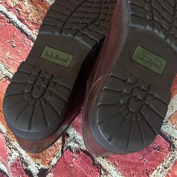 Vintage LL.BEAN Men’s leather brown shoes size 13