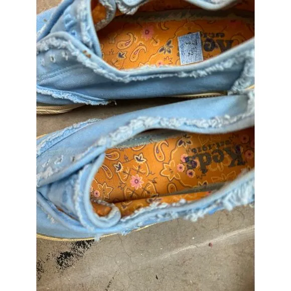 Vintage Low top Sneaker Lot blue kids, denim, lace up, shoes