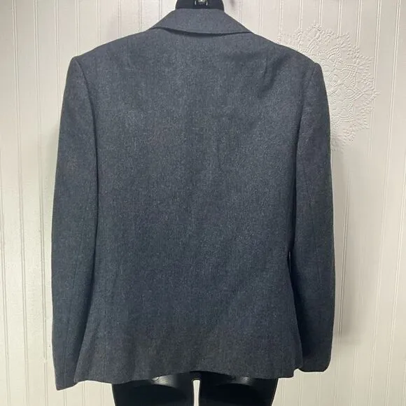 VINTAGE MISS PENDLETON Gray Wool Blazer
