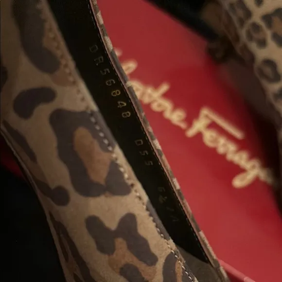 Vintage NEW Salvatore Ferragamo Leopard Print Women's Shoes 6.5
