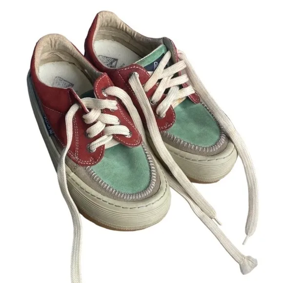 Vintage NOS Y2K AD One Footwear Chunky Sperry Style Shoes Size 10.5 Deadstock