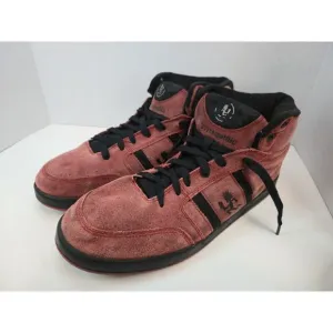 Vintage RARE FIND Hatchetman Psychopathic Records Shoes Size 10 Red
