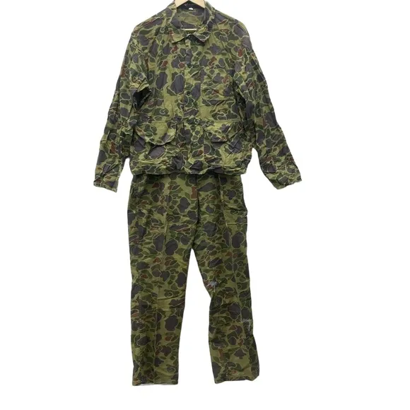 Vintage RedHead Duck Frog Camo Jacket Shirt Pant Set Camo Medium-large Hunting
