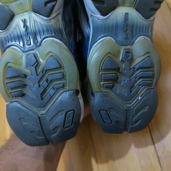 Vintage Reebok Pump Instapump Millenium DMX Shoes Men's 6 Blue Gray (Read) Y2K