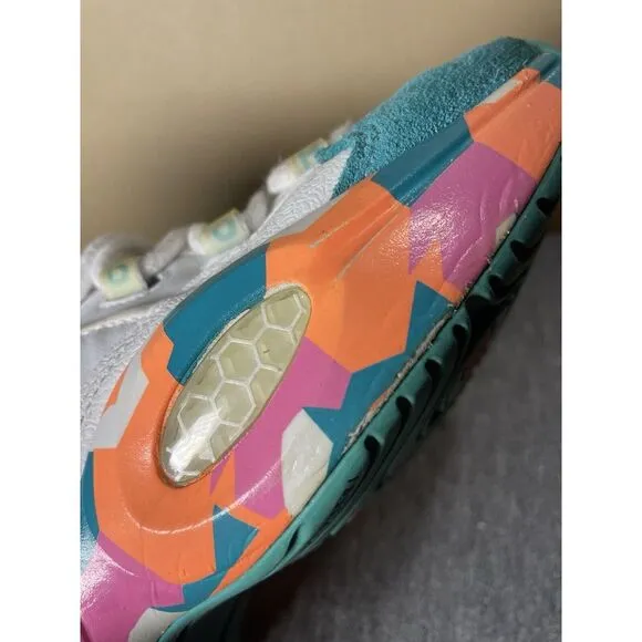 Vintage Reebok Question Mid White Noise Allen Iverson Shoes Mens Size 9.5
