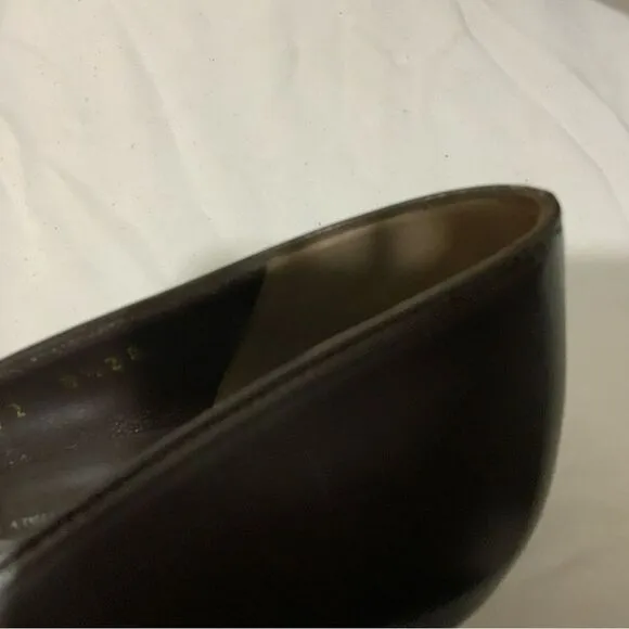 Vintage Salvatore Ferragamo brown leather shoes 8.5 2A