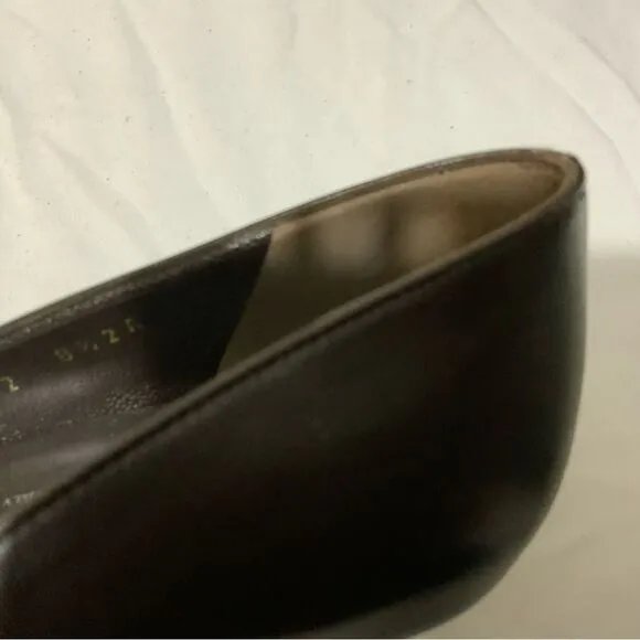 Vintage Salvatore Ferragamo brown leather shoes 8.5 2A