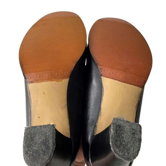 Vintage Salzburger Trachten Buckle Leather Heels in Size EU 37 Made in Italy