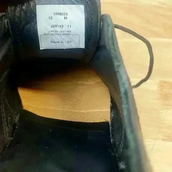 Vintage Shoes Men’s Size 12 Black Leather