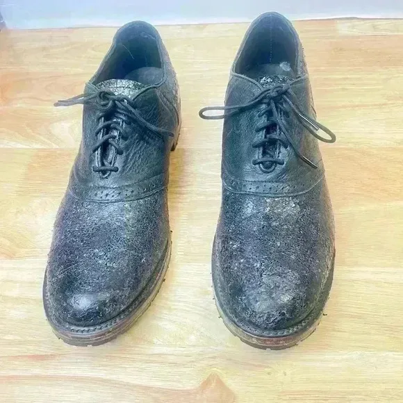 Vintage Shoes Men’s Size 12 Black Leather