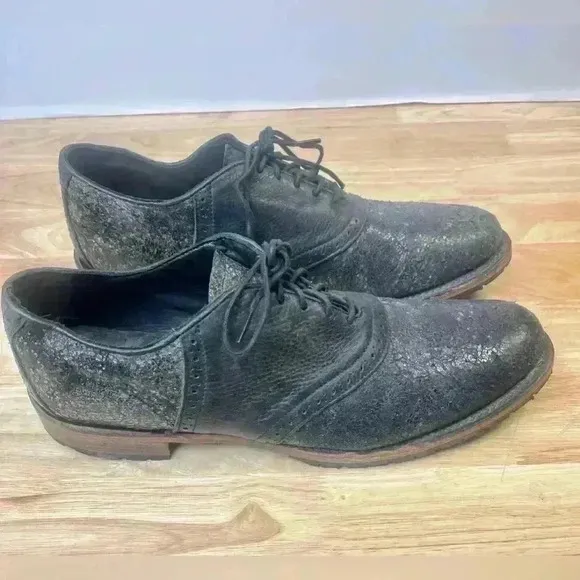 Vintage Shoes Men’s Size 12 Black Leather