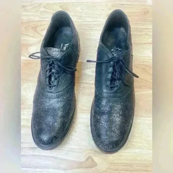 Vintage Shoes Men’s Size 12 Black Leather